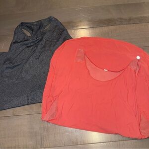 lululemon athletica Gray and Red Tank Top Bundle